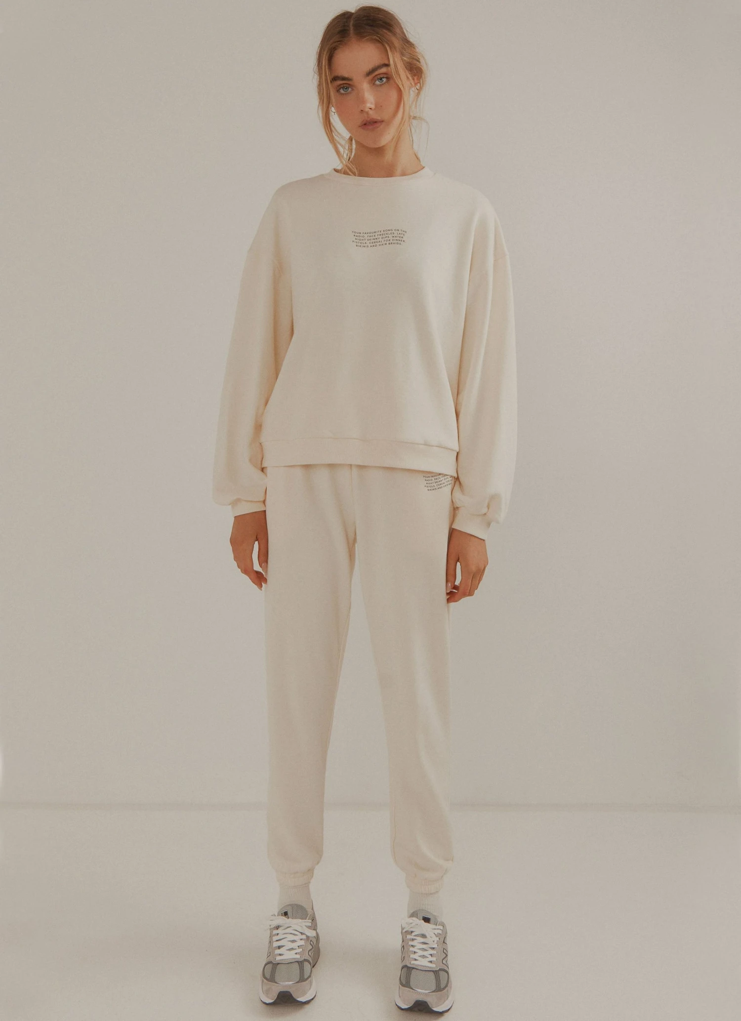 Vacancy Supply New & Most Loved Holiday House Sweatpant - Coconut Milk Vacancy Supply New & Most Loved Holiday House Sweatpant - Coconut Milk