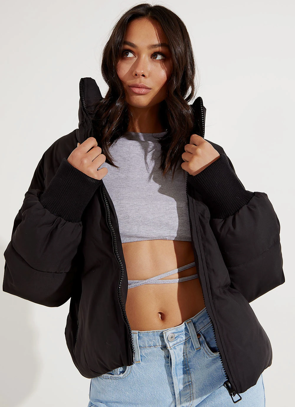 Peppermayo New & Most Loved Resolution Puffer Jacket - Black 3 Peppermayo New & Most Loved Resolution Puffer Jacket - Black