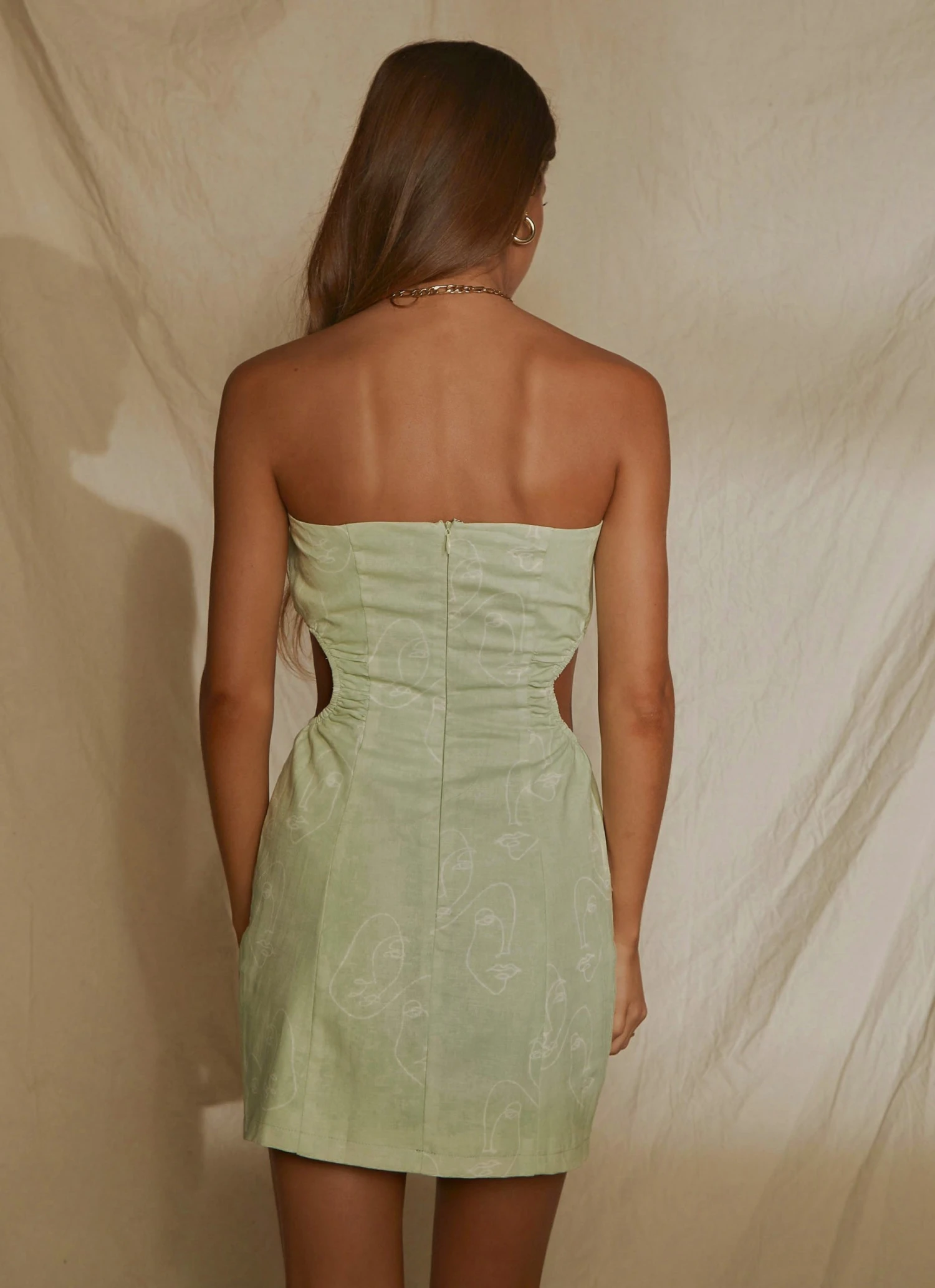 Peppermayo Exclusive Miya Linen Mini Dress - Sage New & Most Loved 7 Peppermayo Exclusive Miya Linen Mini Dress - Sage New & Most Loved