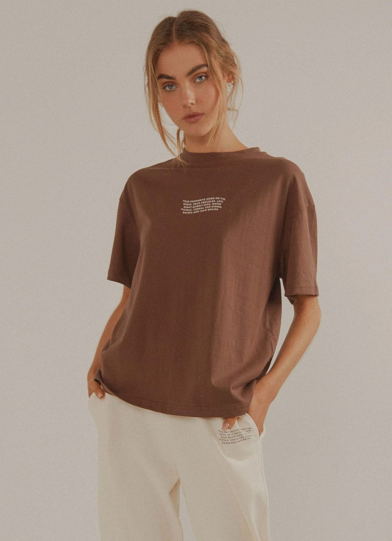 Vacancy Supply New & Most Loved Road Trips Tee - Choc Brown Vacancy Supply New & Most Loved Road Trips Tee - Choc Brown