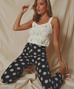 Peppermayo New & Most Loved Spring Drinks Knit Crop - White