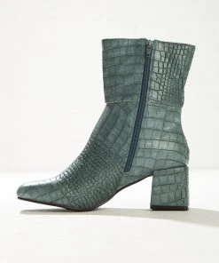 4th & Reckless New & Most Loved Cooper Ankle Boot - Teal Croc