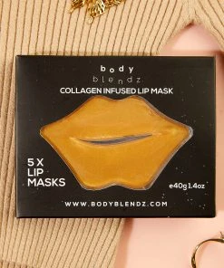 Body Blendz Gold Lip Masks (5 Pack) - Gold