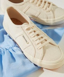 Superga New & Most Loved 2750- Organic Cotton Hemp Sneaker - Natural Beige