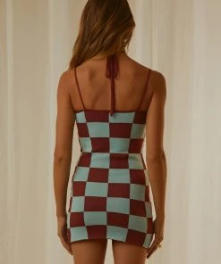 Peppermayo New & Most Loved In My Head Mini Dress - Blue Check 11 Peppermayo New & Most Loved In My Head Mini Dress - Blue Check