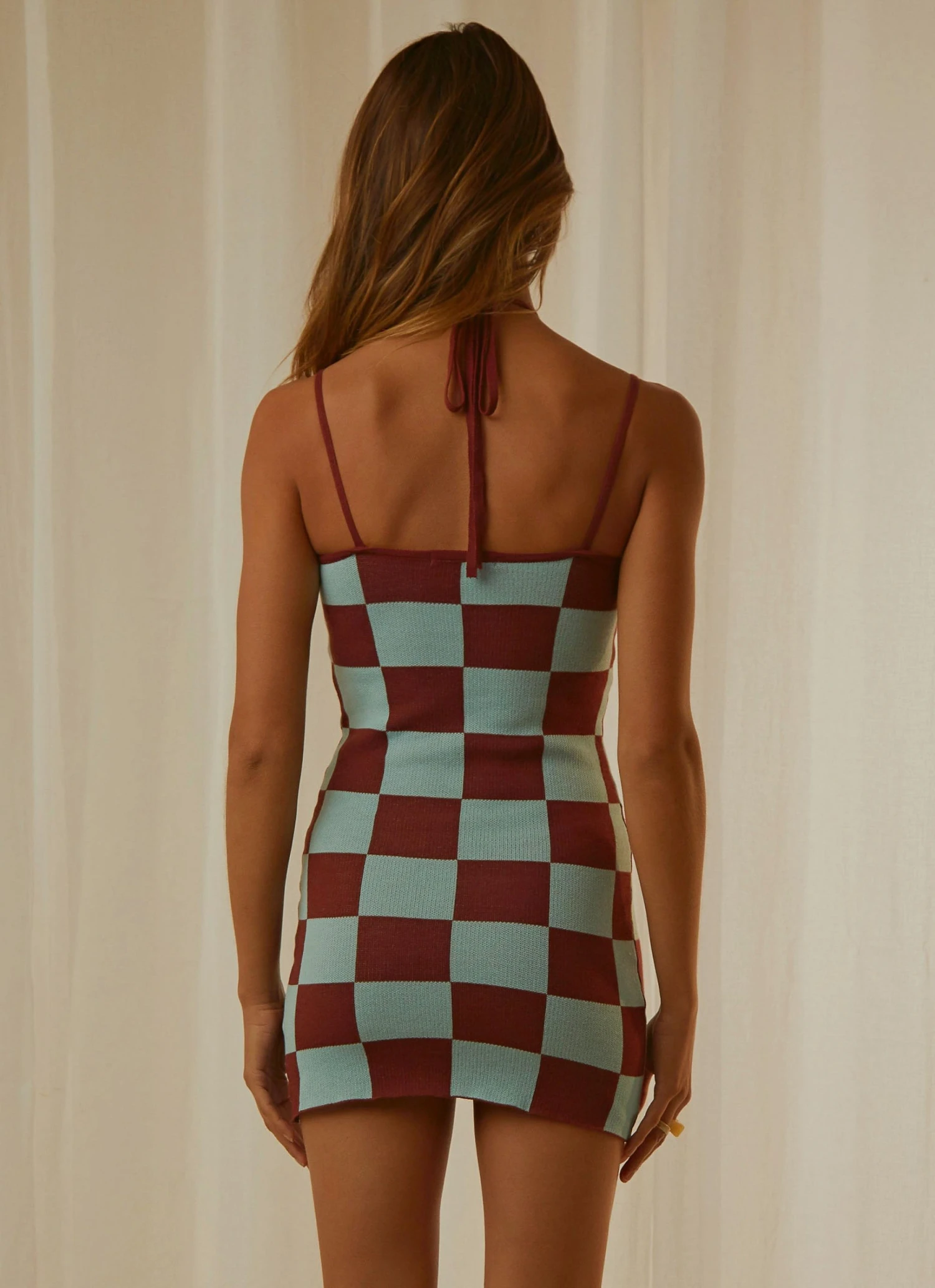 Peppermayo New & Most Loved In My Head Mini Dress - Blue Check 7 Peppermayo New & Most Loved In My Head Mini Dress - Blue Check