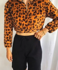 Peppermayo New & Most Loved Sundaze Crop Jumper - Leopard 12 Peppermayo New & Most Loved Sundaze Crop Jumper - Leopard
