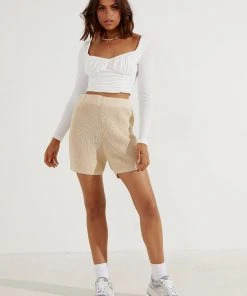 Peppermayo Our World Knit Shorts - Beige 9 Peppermayo Our World Knit Shorts - Beige