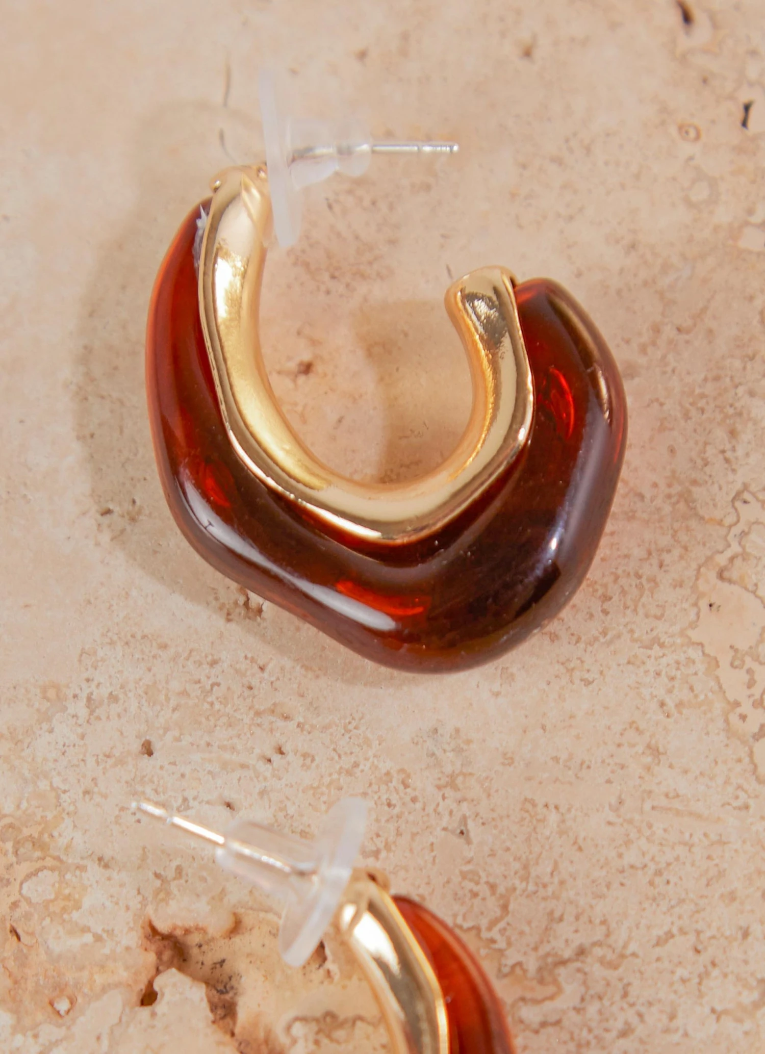 Peppermayo New & Most Loved Moment In Time Earrings - Brown 4 Peppermayo New & Most Loved Moment In Time Earrings - Brown