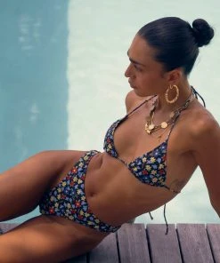 LaHana Swim Billy Bottom - Dark Floral