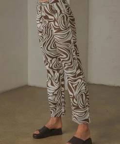 Peppermayo New & Most Loved Serena Pants - Brown Print 12 Peppermayo New & Most Loved Serena Pants - Brown Print
