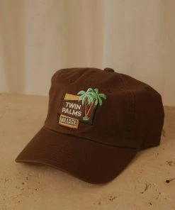 American Needle New & Most Loved Twin Palms Ball Park Cap - Chocolate