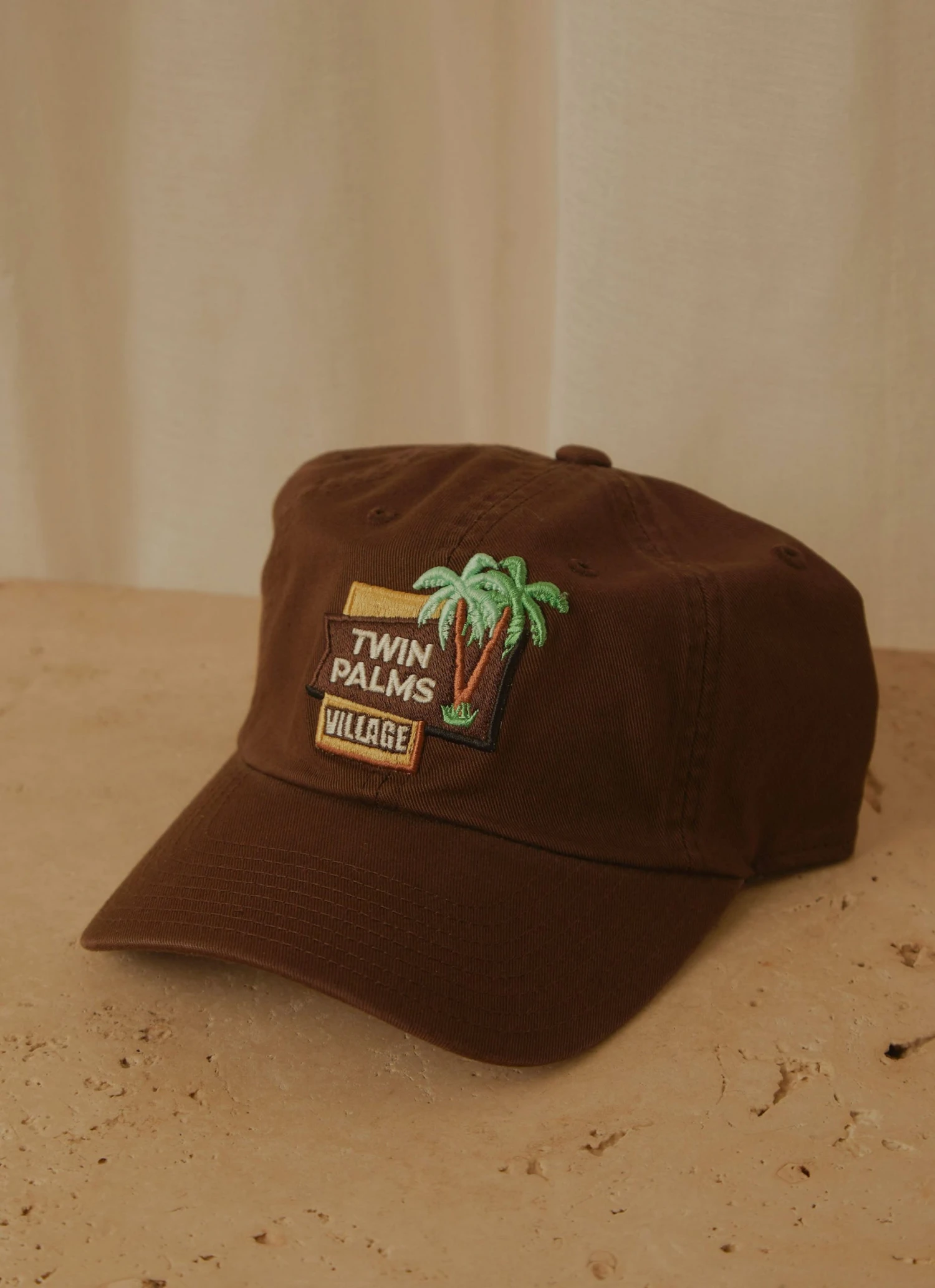 American Needle New & Most Loved Twin Palms Ball Park Cap - Chocolate American Needle New & Most Loved Twin Palms Ball Park Cap - Chocolate