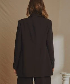 National Breast Cancer Foundation X Peppermayo New & Most Loved The Capsule Blazer - Black