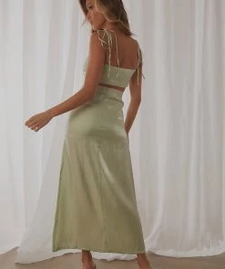 Peppermayo Exclusive Summer Edit Midi Skirt - Sage 11 Peppermayo Exclusive Summer Edit Midi Skirt - Sage