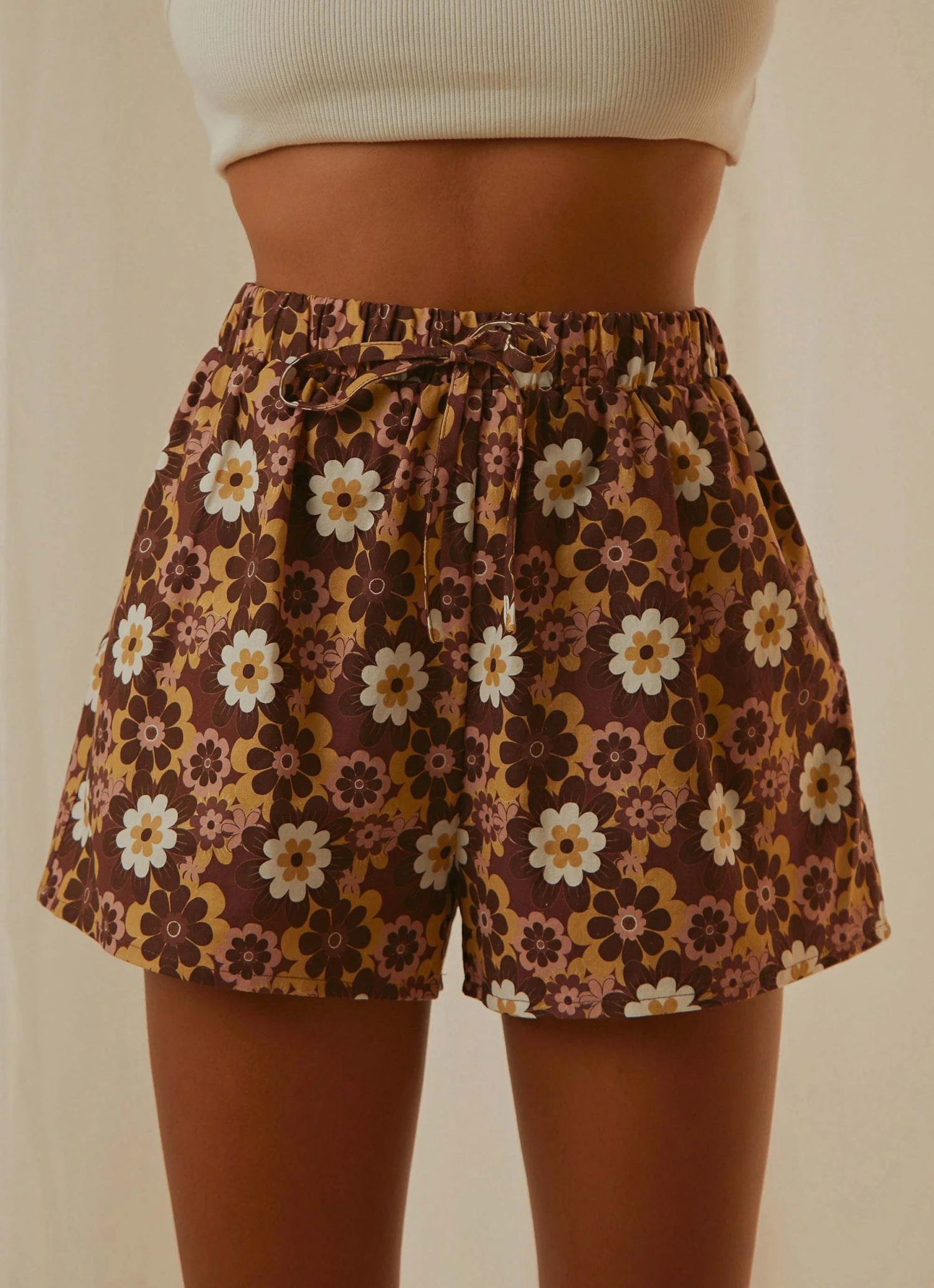 Peppermayo Exclusive Woodstock Shorts - Retro Floral New & Most Loved 6 Peppermayo Exclusive Woodstock Shorts - Retro Floral New & Most Loved