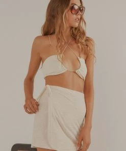 Vacancy Supply New & Most Loved Casa Terry Skirt - Coconut Milk 18 Vacancy Supply New & Most Loved Casa Terry Skirt - Coconut Milk