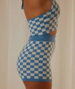 Peppermayo New & Most Loved New Mindset Knit Shorts - Blue