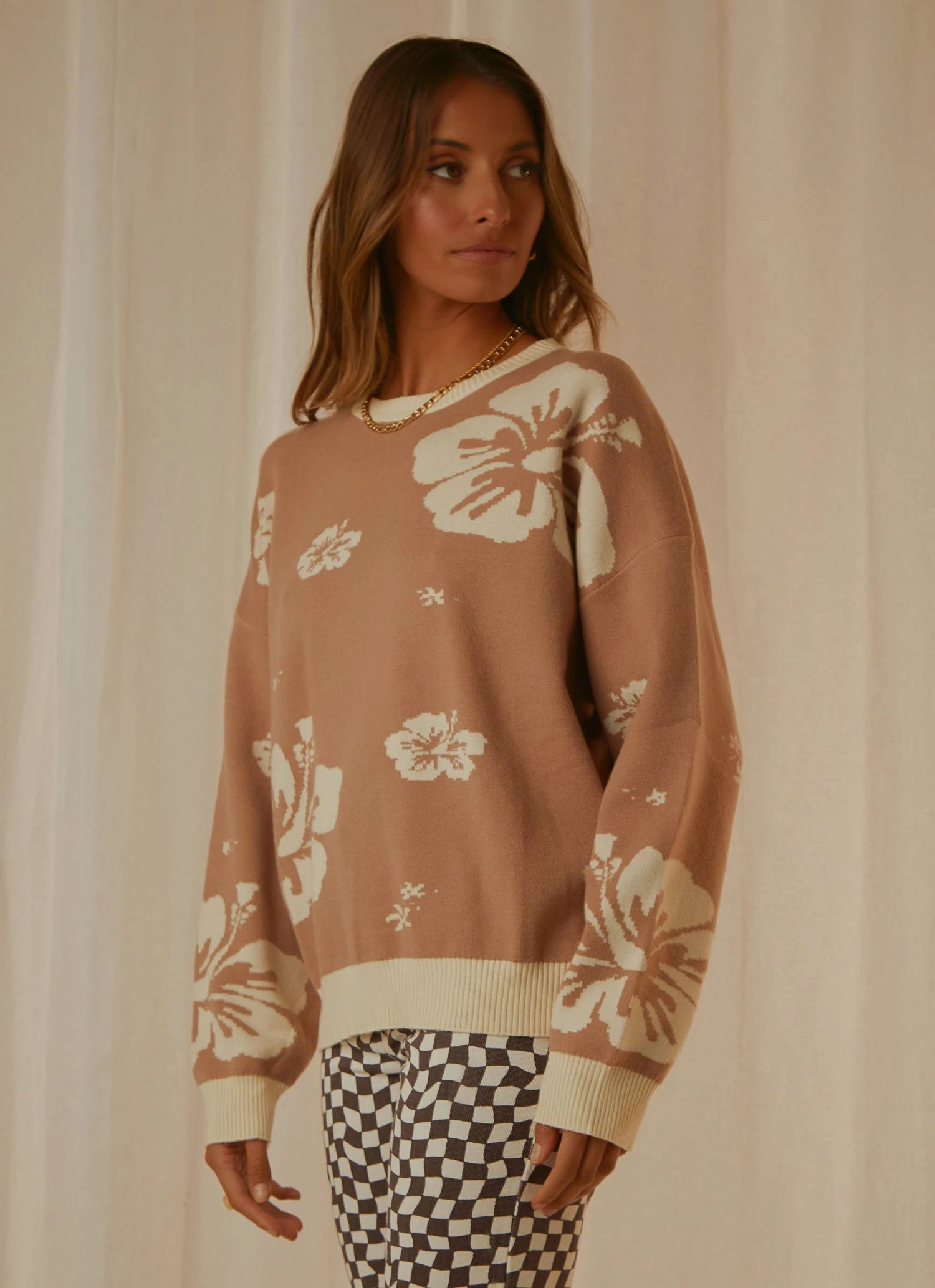 Peppermayo Exclusive Tropical Days Knit Jumper - Mocha New & Most Loved 6 Peppermayo Exclusive Tropical Days Knit Jumper - Mocha New & Most Loved