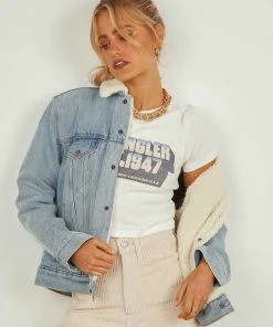 Levi's Ex BF Sherpa Trucker Jacket - Strangerways New & Most Loved