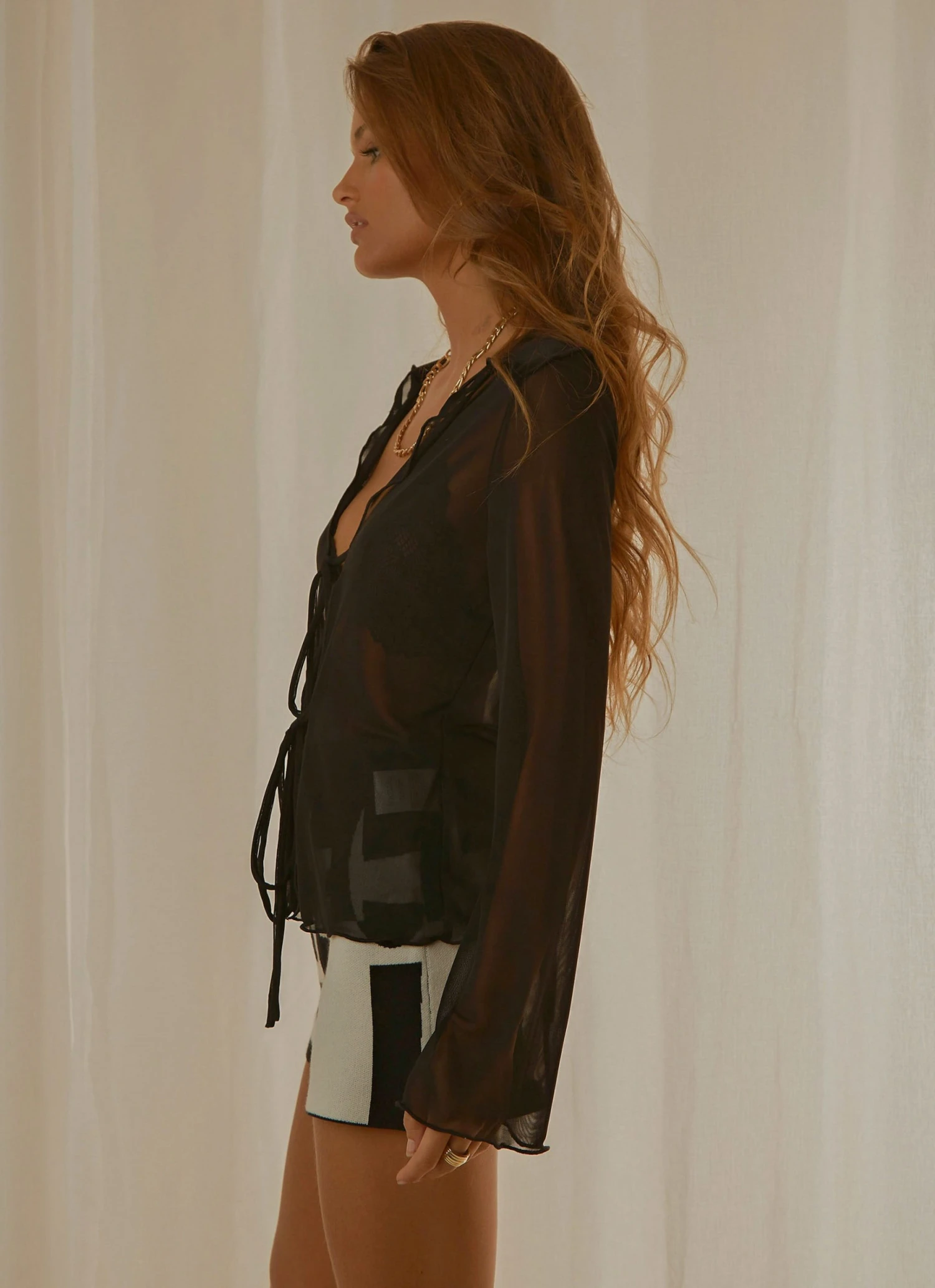 Peppermayo Exclusive New & Most Loved Parisian Balcony Tie Top - Black 6 Peppermayo Exclusive New & Most Loved Parisian Balcony Tie Top - Black