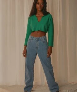 Peppermayo Carter Knit Top - Green New & Most Loved