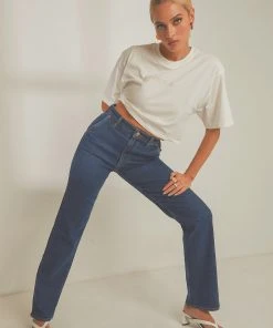 Lee New & Most Loved High Straight 80 Jean - Capital Rinse