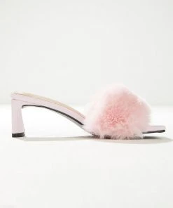 Cult Avenue City Limits Fluffy Heel - Baby Pink New & Most Loved