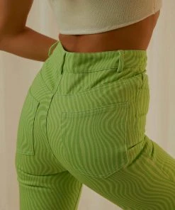 Peppermayo Exclusive Electric Avenue Pants - Lime Wave New & Most Loved 9 Peppermayo Exclusive Electric Avenue Pants - Lime Wave New & Most Loved