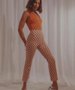 Peppermayo Runway Show Pants - Orange