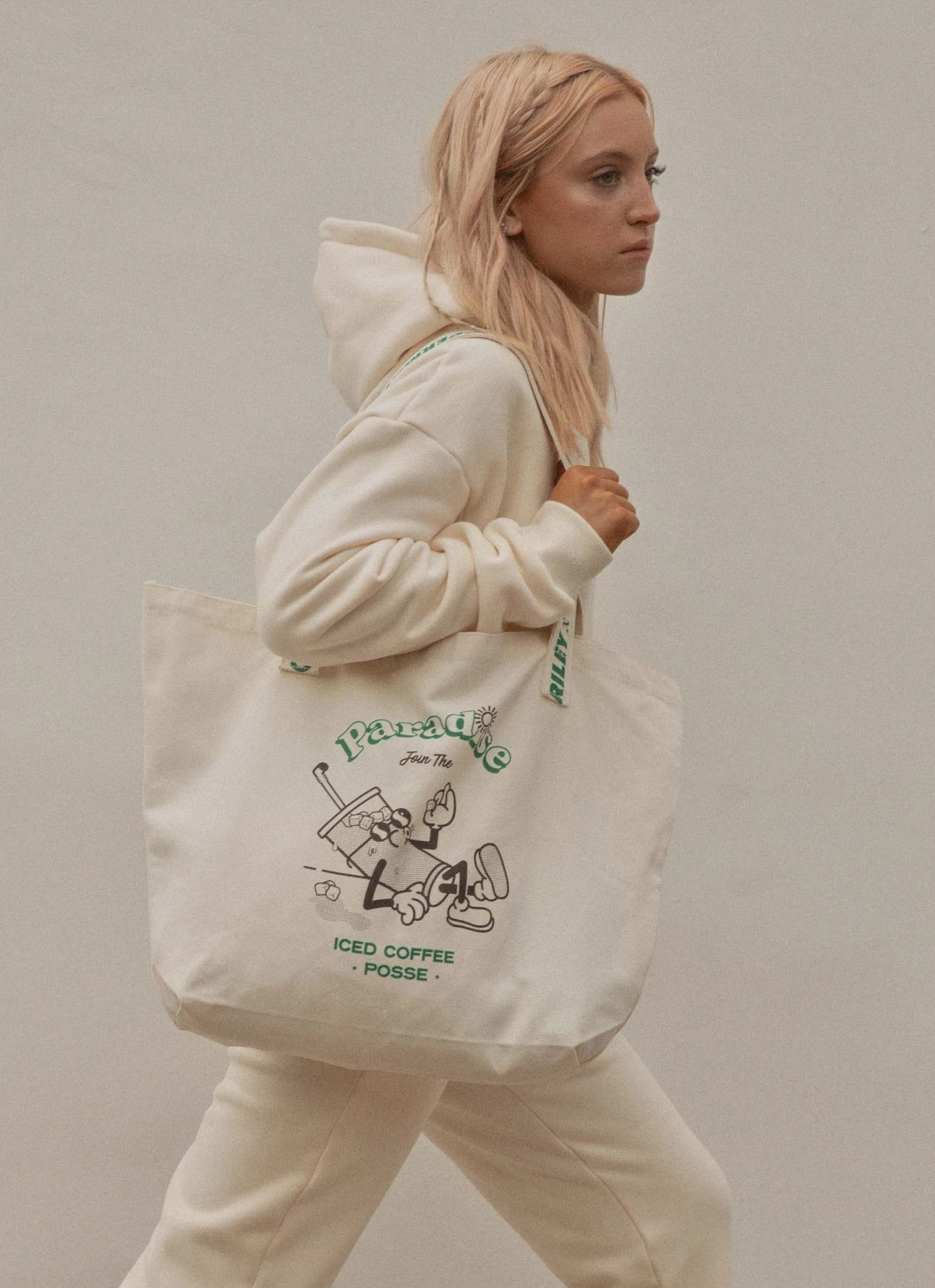 Riley Hubatka X Peppermayo The Club Tote Bag - Canvas New & Most Loved 3 Riley Hubatka X Peppermayo The Club Tote Bag - Canvas New & Most Loved