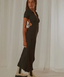 Peppermayo New & Most Loved Remember To Love Midi Dress - Black 10 Peppermayo New & Most Loved Remember To Love Midi Dress - Black