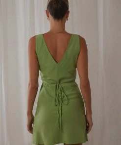 Peppermayo Exclusive New & Most Loved Audrey Vintage Slip Dress - Lime 11 Peppermayo Exclusive New & Most Loved Audrey Vintage Slip Dress - Lime