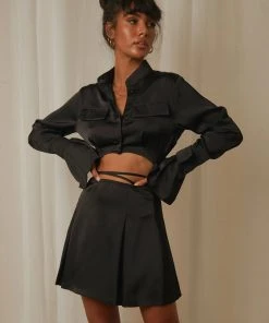 Peppermayo Model Behaviour Skirt - Black