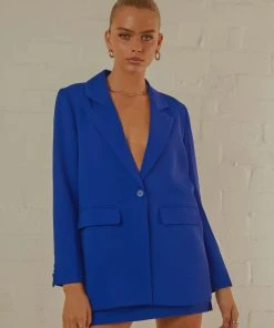 Peppermayo Exclusive Italian Cities Blazer - Cobalt New & Most Loved