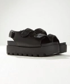 4th & Reckless Hugo Slide - Black PU