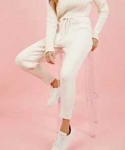 Peppermayo For You Knit Pants - Cream