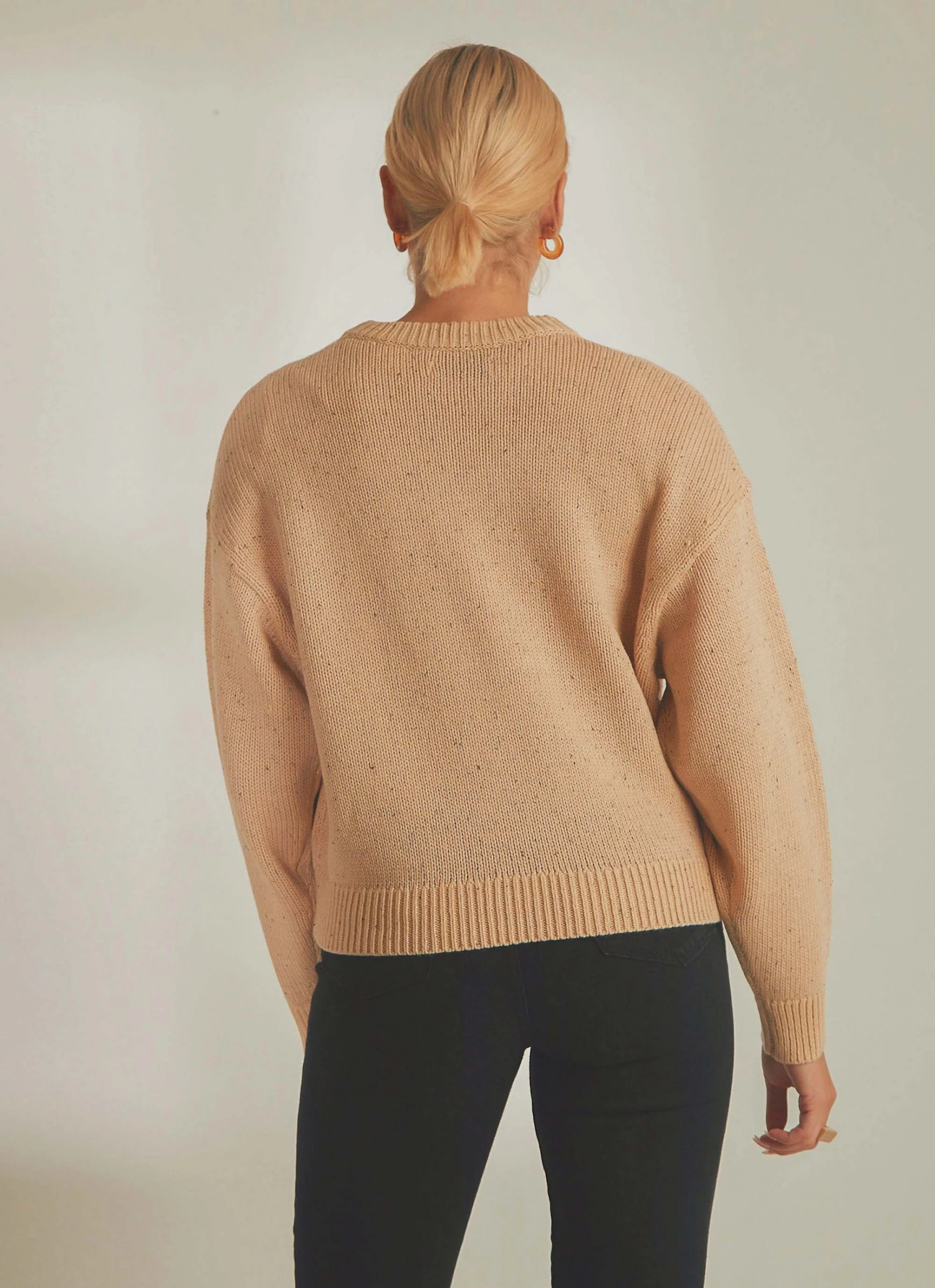 Nude Lucy Lennon Speckle Knit - Honey Speckle 8 Nude Lucy Lennon Speckle Knit - Honey Speckle