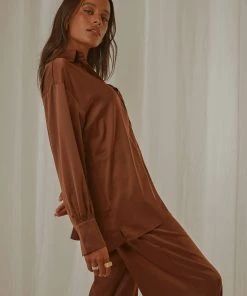 Peppermayo Exclusive New & Most Loved Monet Oversized Shirt - Choc Brown 12 Peppermayo Exclusive New & Most Loved Monet Oversized Shirt - Choc Brown