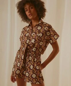 Peppermayo Exclusive Woodstock Shorts - Retro Floral New & Most Loved 10 Peppermayo Exclusive Woodstock Shorts - Retro Floral New & Most Loved