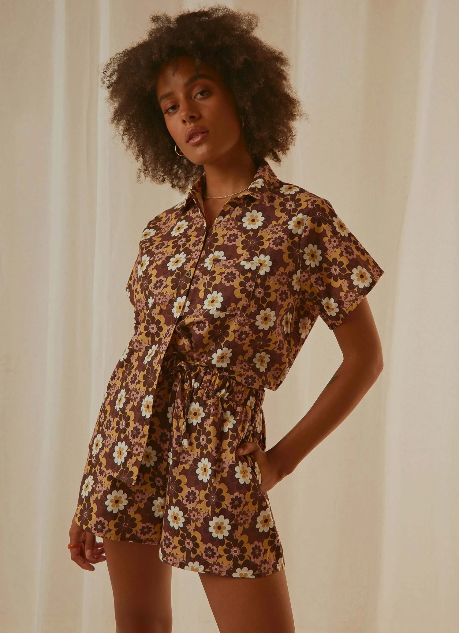 Peppermayo Exclusive Woodstock Shorts - Retro Floral New & Most Loved 5 Peppermayo Exclusive Woodstock Shorts - Retro Floral New & Most Loved