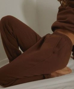 Peppermayo Exclusive New & Most Loved It Crowd Trackpants - Choc Brown
