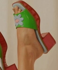 Melissa X Lazy Oaf Green Shape Sandal - Green New & Most Loved 8 Melissa X Lazy Oaf Green Shape Sandal - Green New & Most Loved