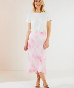 Peppermayo Exclusive West Village Skirt - Pink Tie Dye Bottoms