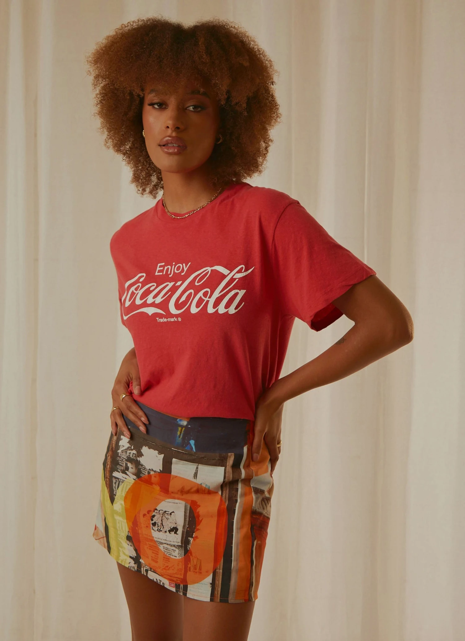 Rolla's Enjoy Coke Classic Tomboy Tee - Coke Red New & Most Loved 3 Rolla's Enjoy Coke Classic Tomboy Tee - Coke Red New & Most Loved