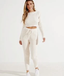Peppermayo For You Knit Pants - Cream