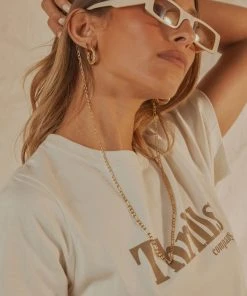 Peppermayo Maria Sunglasses Chain - Gold New & Most Loved