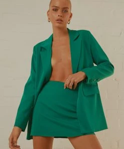 Peppermayo Exclusive Italian Cities Blazer - Jade Green New & Most Loved