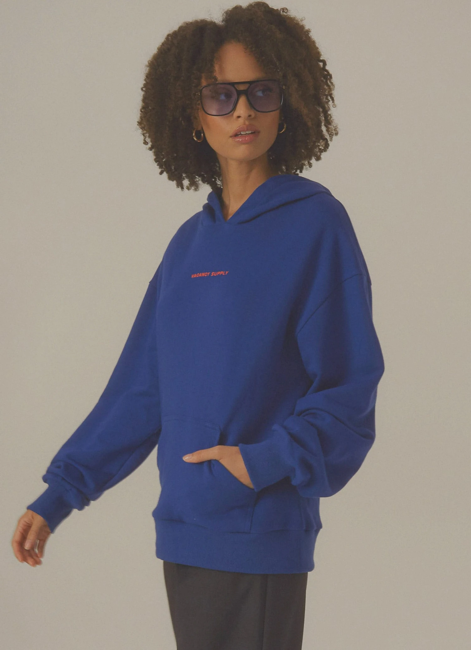 Vacancy Supply Race Club Hoodie - Cobalt Vacancy Supply Race Club Hoodie - Cobalt