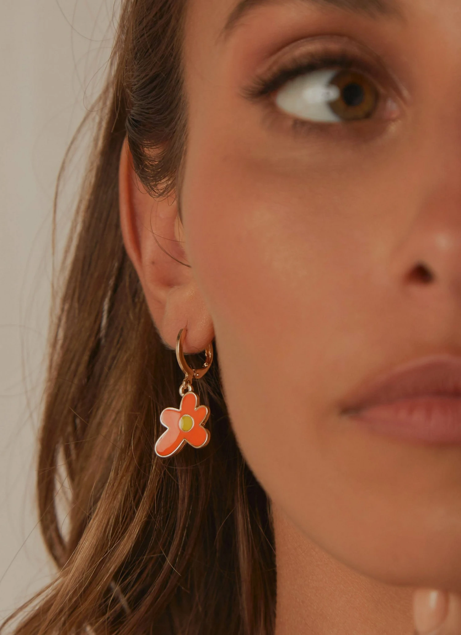 Peppermayo Fool For You Earrings - Orange 4 Peppermayo Fool For You Earrings - Orange